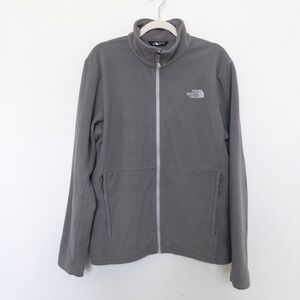 The North Face Mens Fleece Jacket‎ Size M Gray Full Zip Outdoor Gorpcore Hiking